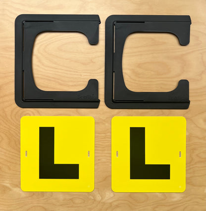 Two Seeflip Sleeves and two reversible L plates