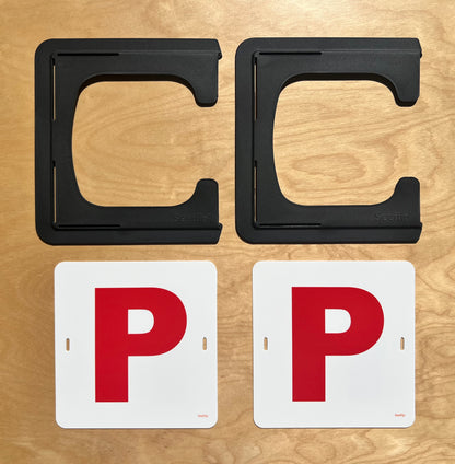 Two Seeflip Sleeves and two reversible plates for QLD/SA/TAS