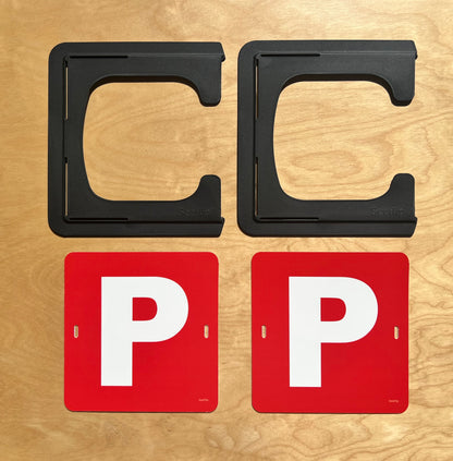 Two Seeflip Sleeves and two reversible P plates VIC/WA