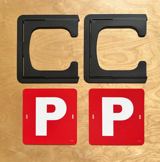 Two Seeflip Sleeves and two reversible P plates VIC/WA